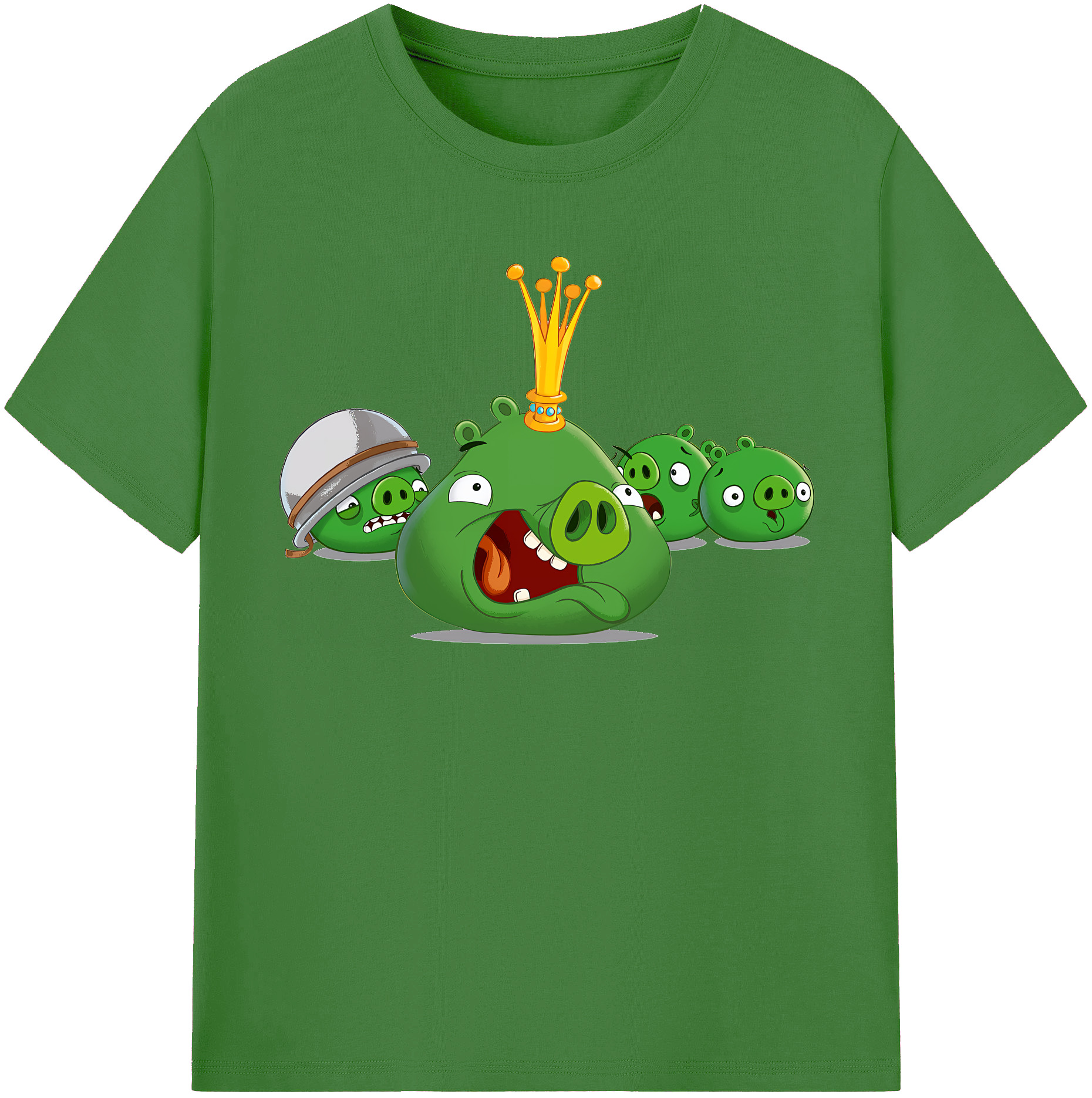 （画像用） Angry Birds アングリーバード レディースカジュアルプリントTシャツ（綿100％）
